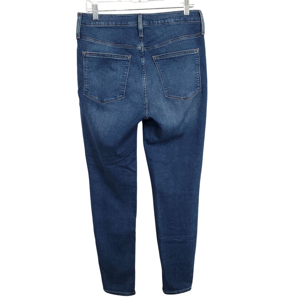 J Crew Size 31 Jeans High Rise Skinny Denim Stretch Casual Classic Factory Fade - Picture 2 of 11